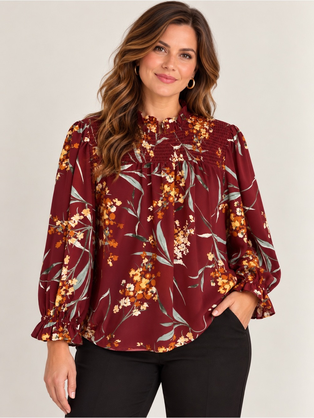 ๐5 for $45๐ june & hudson top blouse shirt size XL